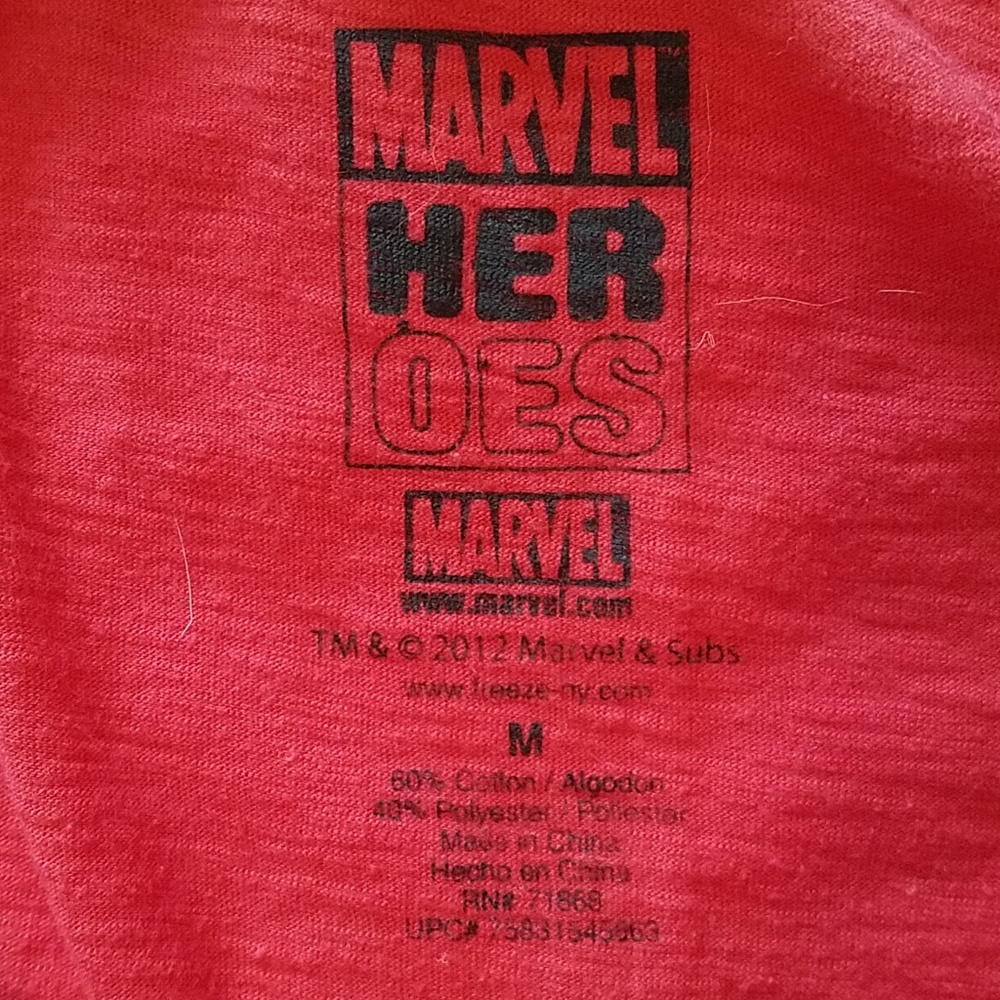 Marvel HERoes 3/4 Sleeve Tee - Picture 3 of 3